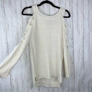 LF Pippa Lynn cut out ivory sweater